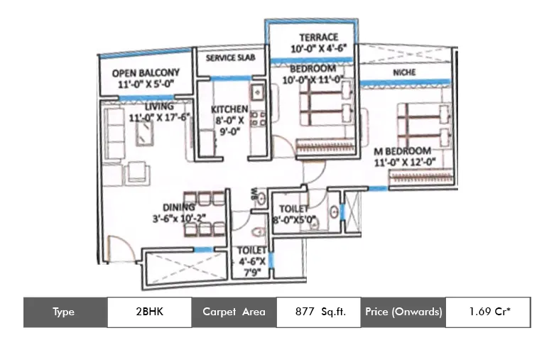Sai World Empire 2BHK_877
